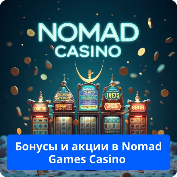 Бонусы и акции в Nomad Games Casino – выгодные предложения для игроков Бонусы и акции в Nomad Games Casino