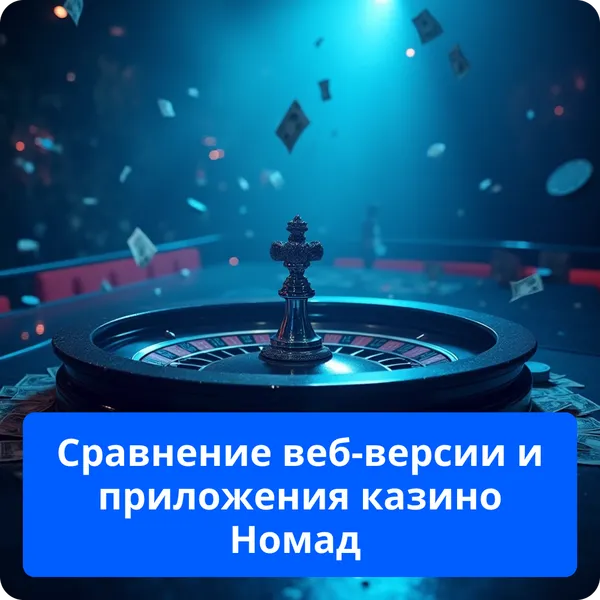 Сравнение веб-версии и приложения казино Номад – плюсы и минусы Сравнение веб-версии и приложения казино Номад